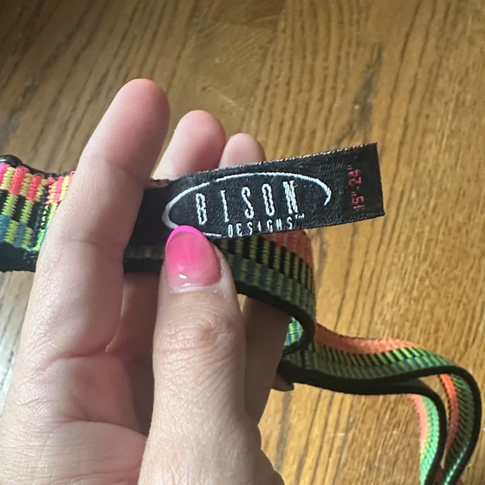 Colorful Neon Dog Collar! 15”-24”